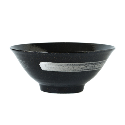 西田木雨 7寸拉面碗日式陶瓷餐具吃面大碗大汤碗面碗斗笠型拉面碗