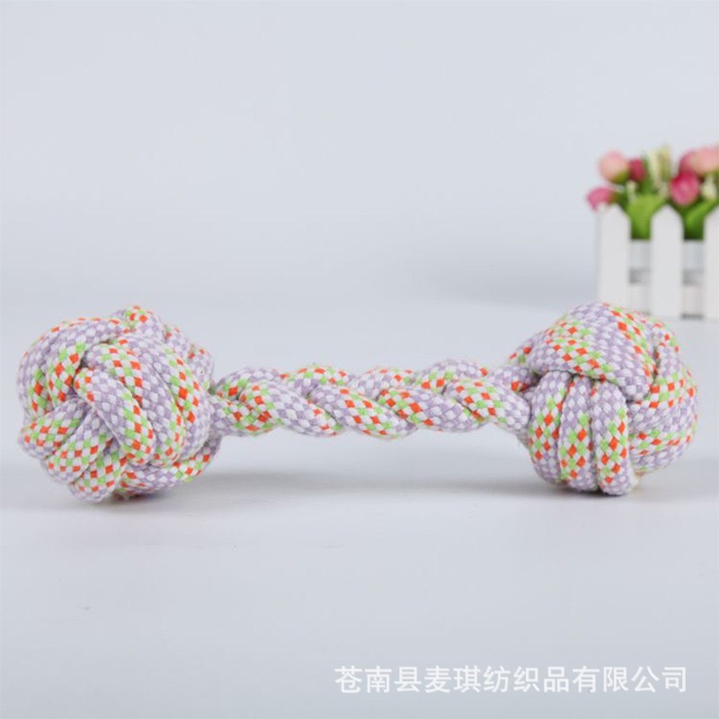 Fabricantes de juguetes para mascotas productos de comercio exterior aburridos juguetes de nudos de algodón trenzados al por mayor juguetes para perros