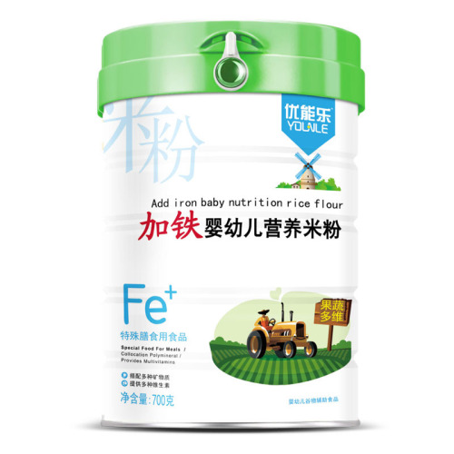 Factory-direct wholesale: Iron-fortified baby rice cereal, infant complementary food—Pure-flavor formula with Chinese yam and coix seed, available for bulk purchase.