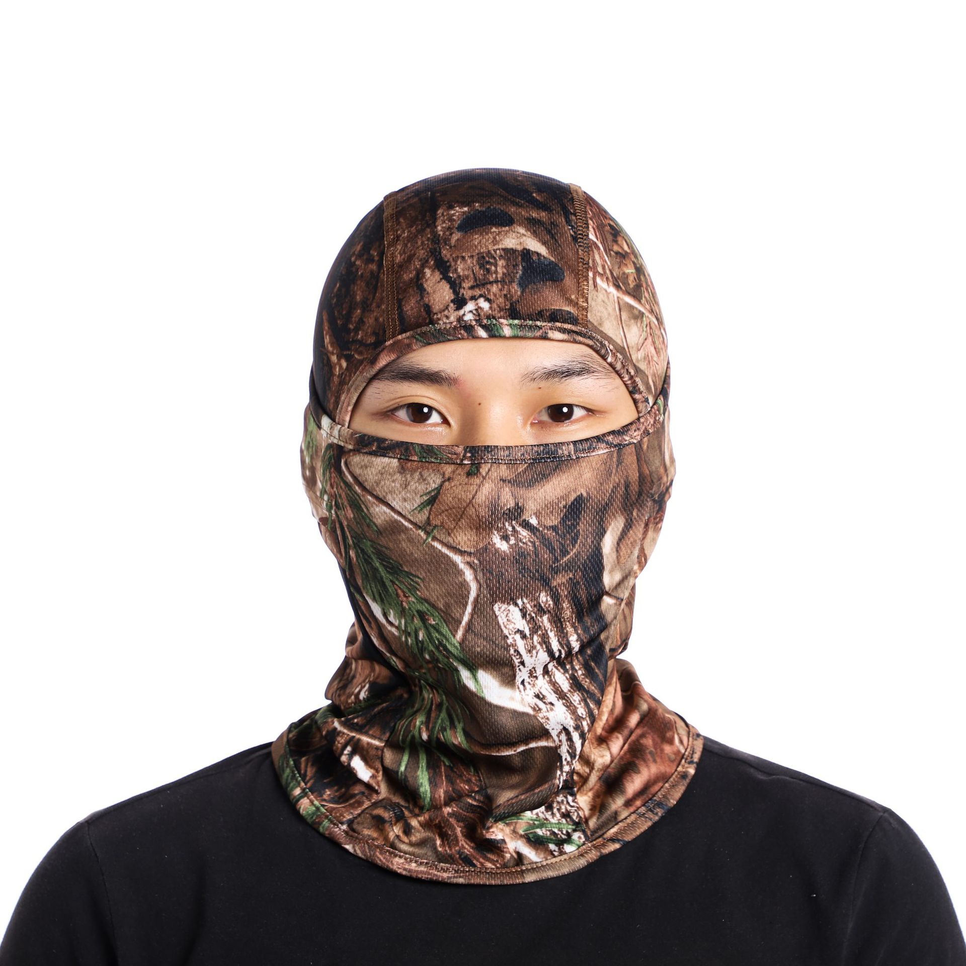 Cycling Hood, Outdoor Sun Protection, Wind and Sand Protection, Camouflage, Warm-Keeping Cycling Mask