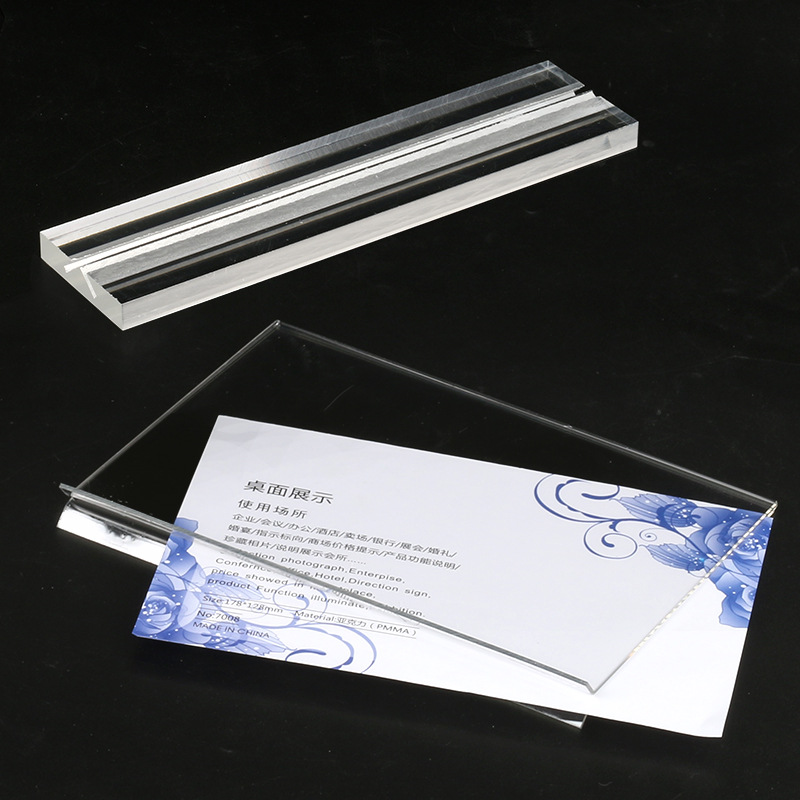 Exhibidor de Mesa Extraíble, Tarjeta de Exhibición Acrílica, Soporte para Tarjetas de Mesa, Etiqueta de Precio, Letrero de Mesa, Letrero de Escritorio, Lista de Precios Publicitaria en Forma de T
