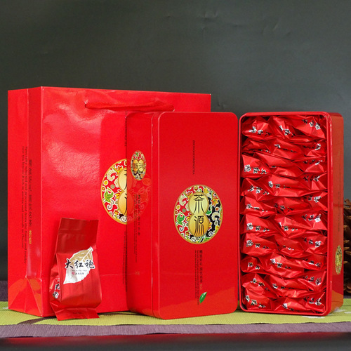 Fujian New Tea Jin Jun Mei Black Tea Oolong Tea Assorted Set Gift Box Iron Box Pack of Two with Gifting Bag