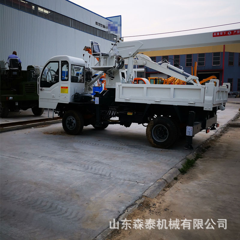 山东厂家随车挖 四不像随车挖 四驱全液压四不像挖掘机