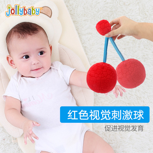 Jollybaby newborn enlightenment gift box set 0-1 year old baby educational early education parent-child toy baby cloth book