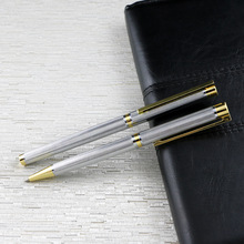 商務禮品簽字筆批發鋼筆金屬銅桿圓珠筆扭動刻花中性電鍍筆