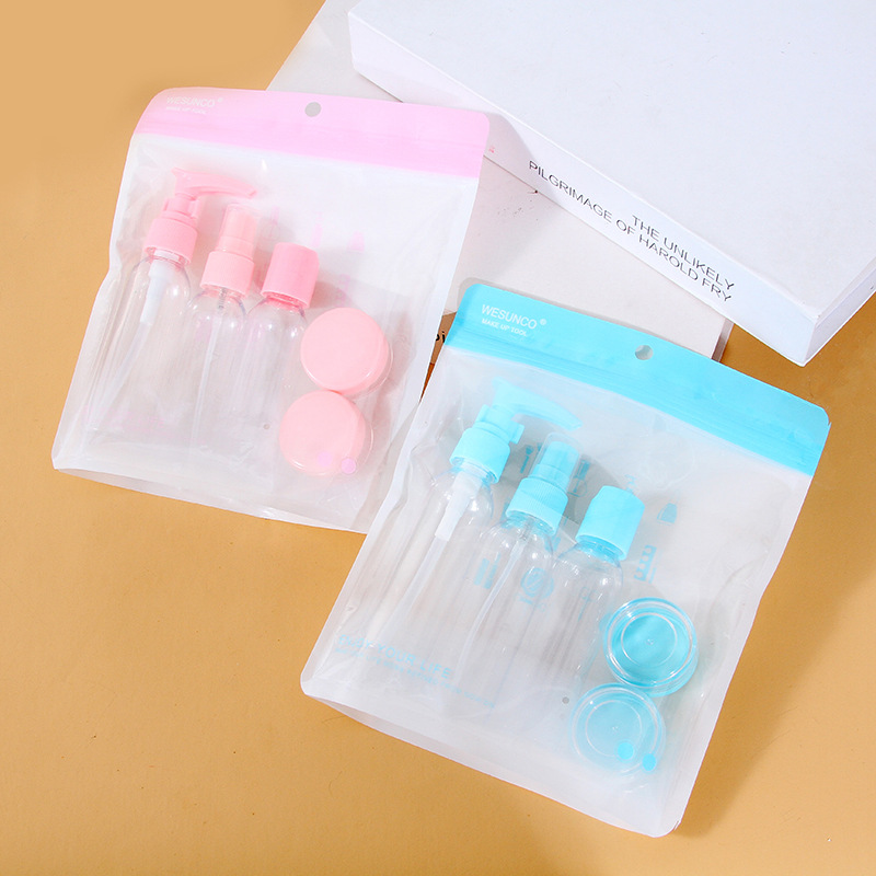 旅行套装 化妆品分装瓶喷雾乳液香水空瓶面霜盒 便携收纳出差旅游