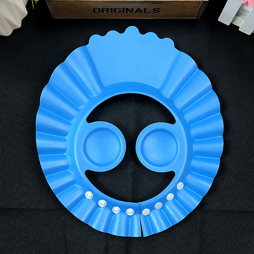 Manufacturer thickened children's shampoo cap baby high elastic adjustable EVA bathing cap baby shampoo cap