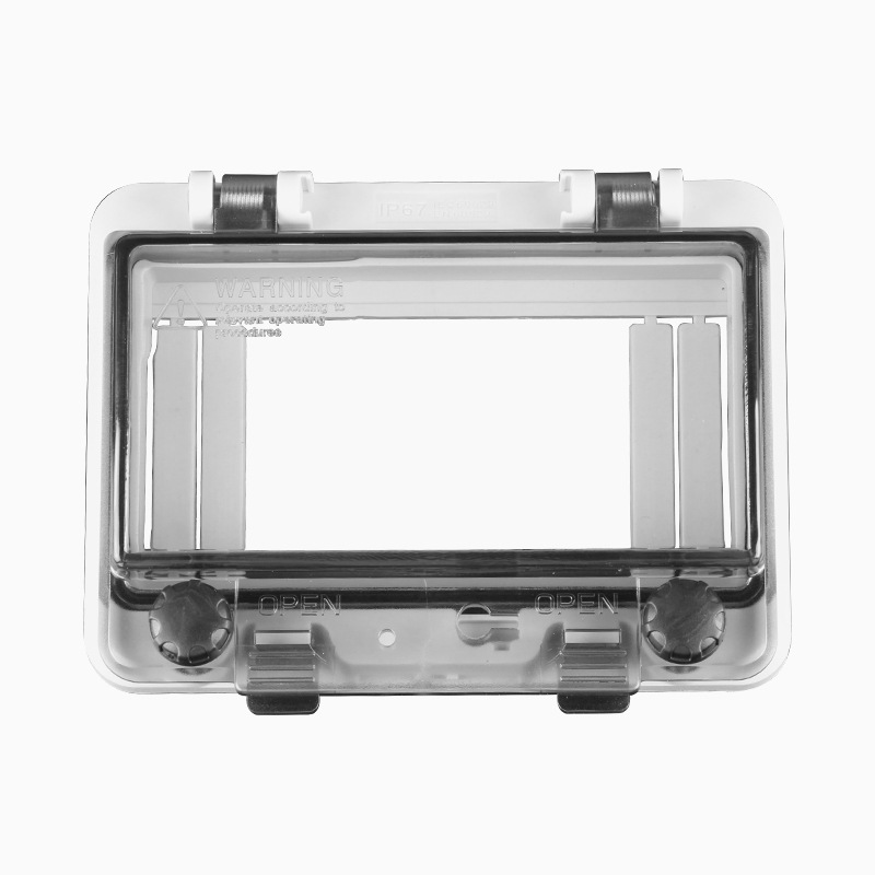 防水防溅空开保护窗罩IP67断路器2位5回路防溅罩防水透明开关窗罩