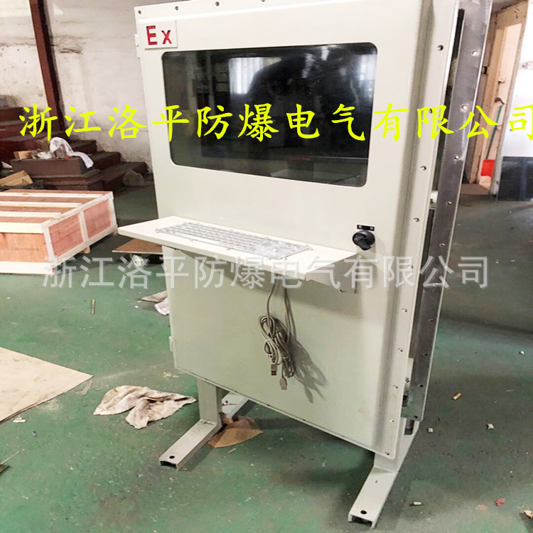 工业19寸22寸显示器防爆外壳 防爆电脑柜 防爆操作台