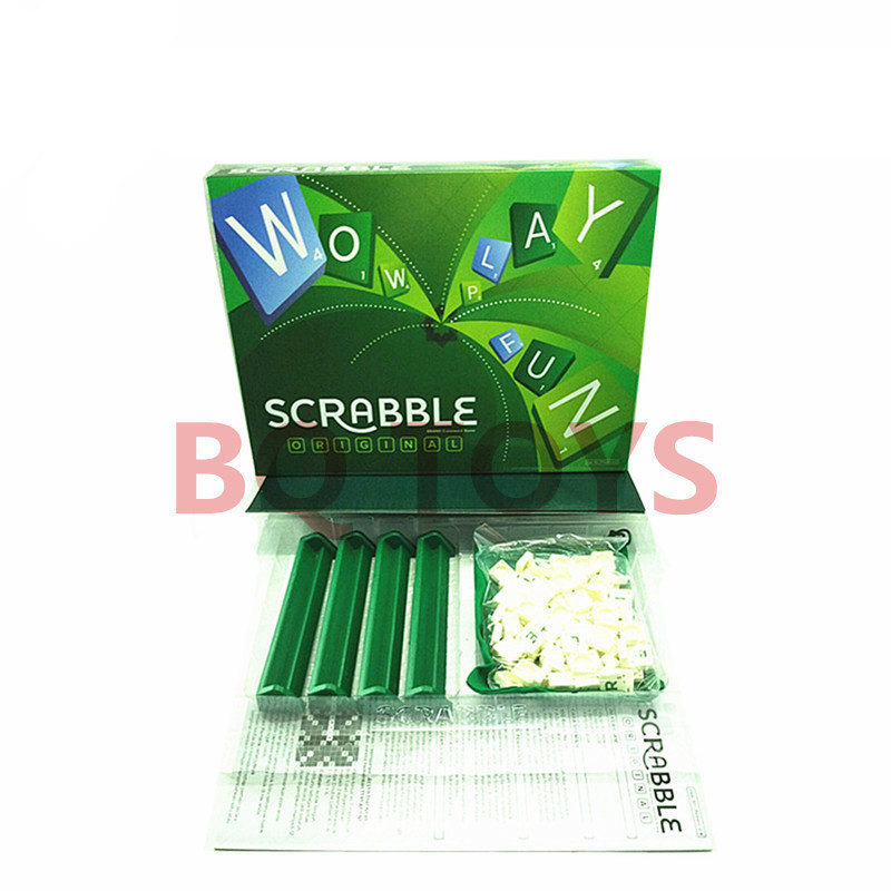 English BOARD GAME Alphabet Solitaire Student Children's English GAME Chess Scrabble Scrabble BOARD GAME