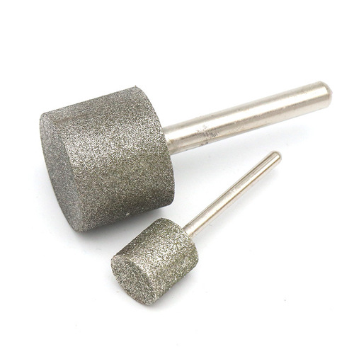 Cylindrical diamond grinding rod polishing needle jade carving agate jade grinding needle engraving tool 3/6mm handle