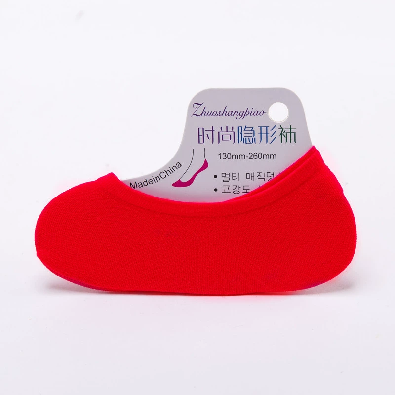 No‑show velvet ankle socks, nylon, breathable, silicone heel, one size (recommended up to EU 40)