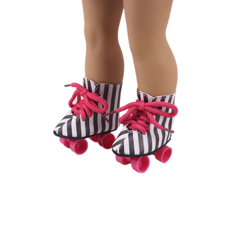 18 pulgadas American Girl muñeca zapatos muñeca cambio patinaje zapatos patinaje American Girl muñeca Accesorios