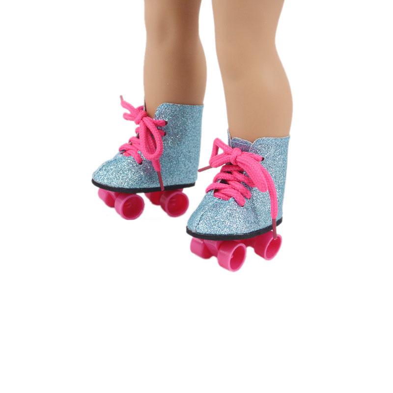 18 pulgadas American Girl muñeca zapatos muñeca cambio patinaje zapatos patinaje American Girl muñeca Accesorios