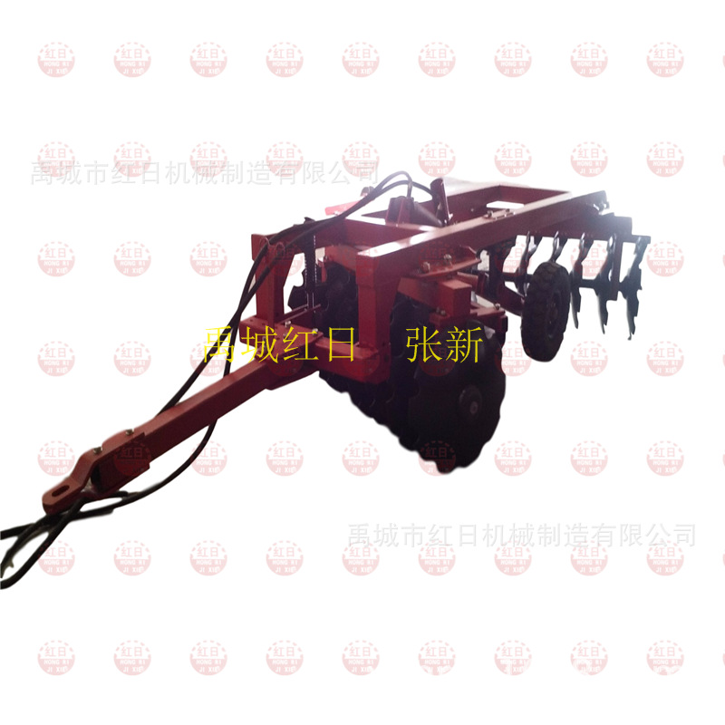 红日圆盘耙多少钱 24片缺口重耙出口 液压折翼重耙 圆盘耙耙片