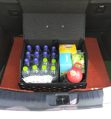 批發汽車用品車載收納盒多功能摺疊收納盒後備箱置物箱
