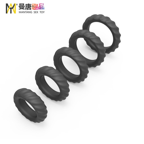 Amazon New Product Anti-Reflux Exercise Locking Preputial Ring Penis Vibrating Ring Novelty Product For Men Silicone Penis Ring