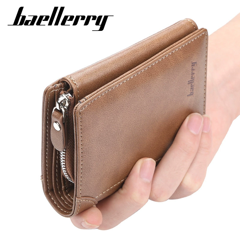 Baellerry кошелек, короткий тонкий держатель карт с молнией