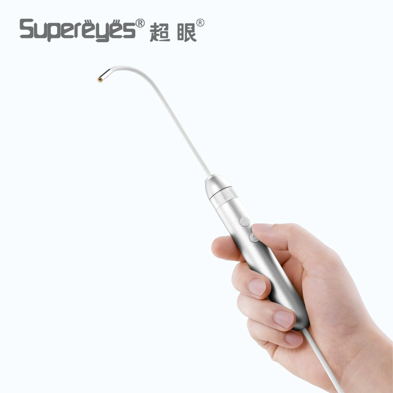 Ультра-глаз регулируемый фокус 4 мм шланг Электронный эндоскоп ПЭТ Ухо Нос горло оральный осмотр эндоскопический микроскоп Y001 +