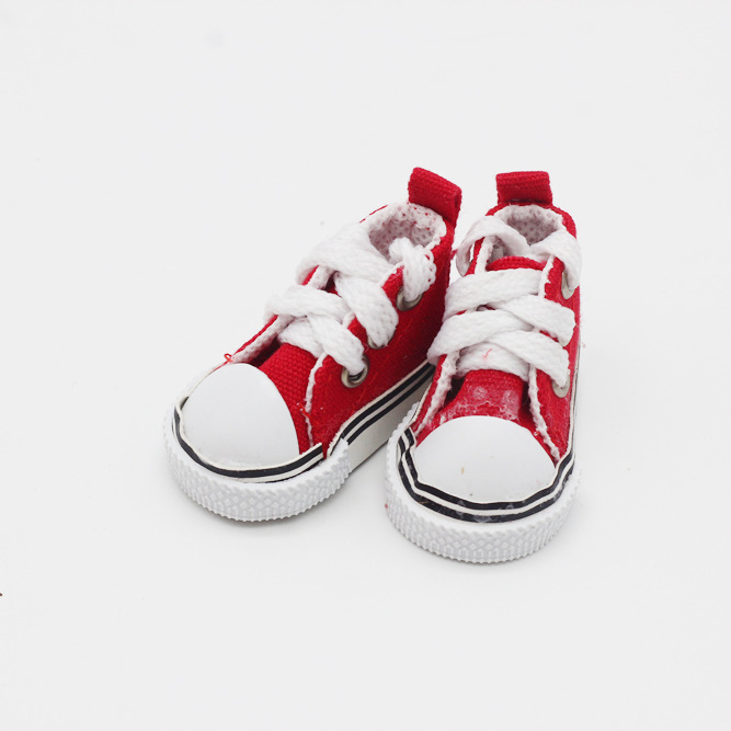 5cm muñeca bjd zapatos de lona Exo muñeca zapatos 6 puntos muñeca 1/6 pequeño ragdoll