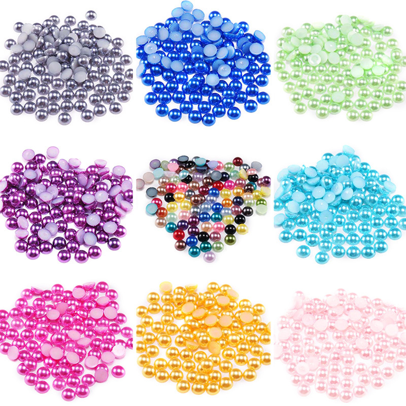 Small package flat bottom semicircle plastic ABS imitation pearl DIY pearl clothing nail art jewelry accessories accessories wholesale Small package flat bottom semicircle plastic ABS imitation pearl DIY pearl clothing nail art jewelry accessories accessories wholesale