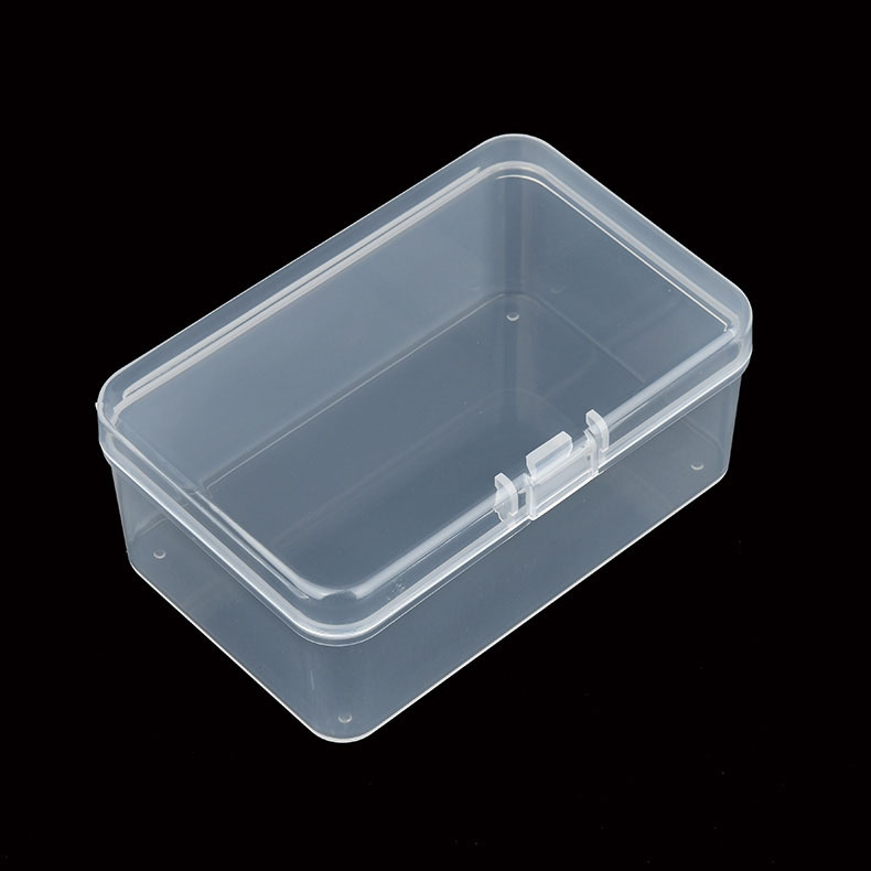PP半透明长方形塑料盒 85x55x35电子零件产品小包装盒 透明收纳盒
