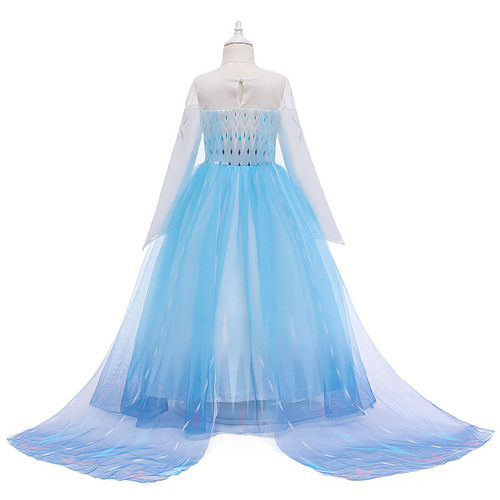 Frozen Elsa princess children's dress foreign trade children's clothing girl dress girl dress Christmas dress