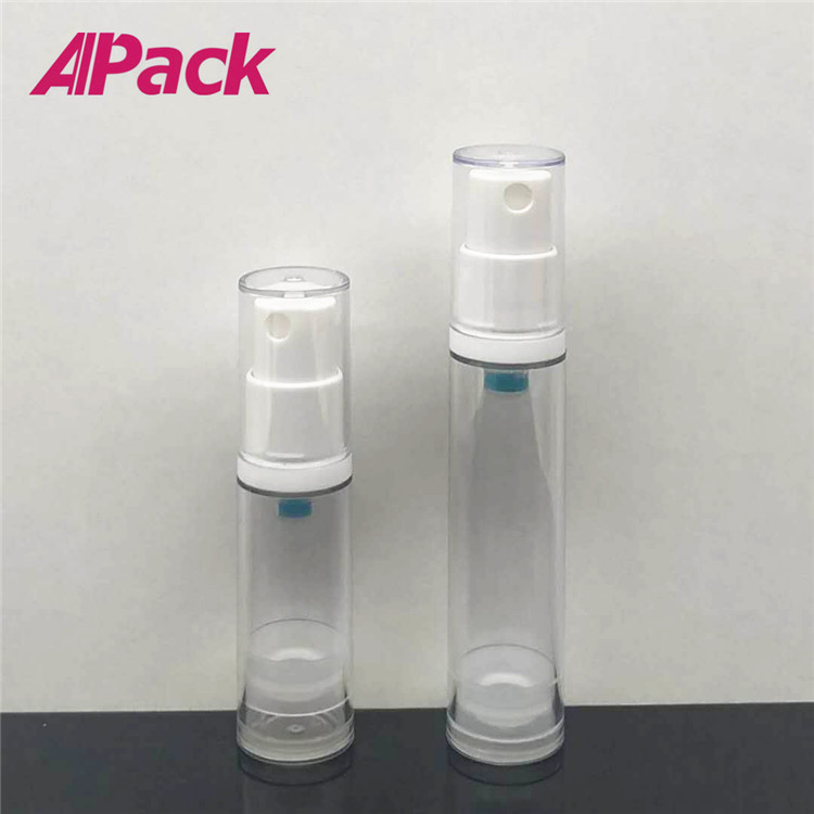 工资定制现货旅行便携式5ml 10ml塑料AS真空喷雾乳液分装瓶包装