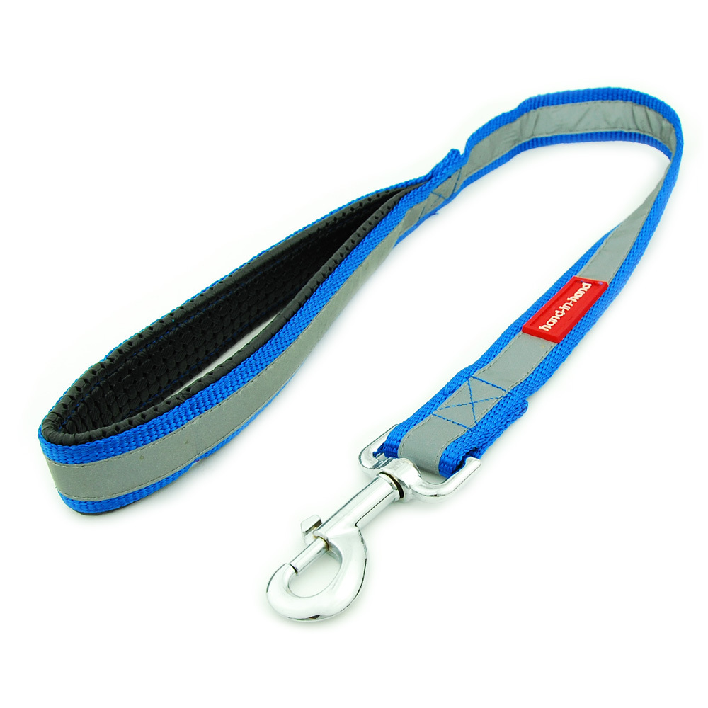 Transfronterizo de mano bebé perro grande mascota cuerda de tracción nylon reflectante mascota cordón corto perro cadena en stock