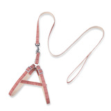 Поводок для домашних животных C, двухцветный клетчатый поводок для собак в корейской версии, искусственный нейлоновый поводок на груди и спине, прямая продажа с фабрики