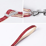 Поводок для домашних животных C, двухцветный клетчатый поводок для собак в корейской версии, искусственный нейлоновый поводок на груди и спине, прямая продажа с фабрики