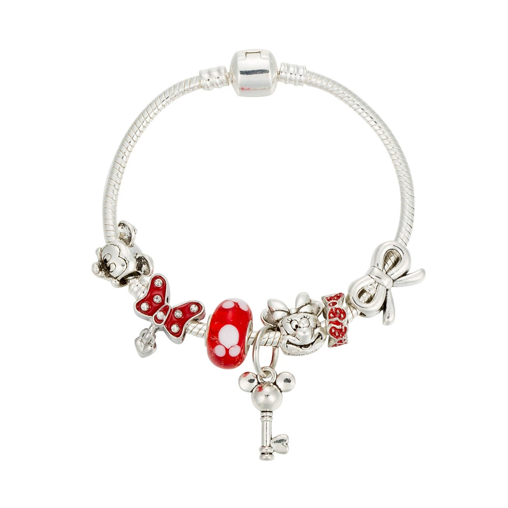 Милая бусиновая браслет с бантиком, оптом