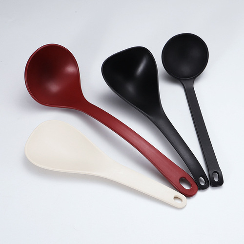 Alloy spoon, rice spoon, soup spoon, non-stick pot, rice shovel, porridge spoon, deepened spoon head, resistant to high temperature, resistant to falling, not easy to deform, multiple specifications