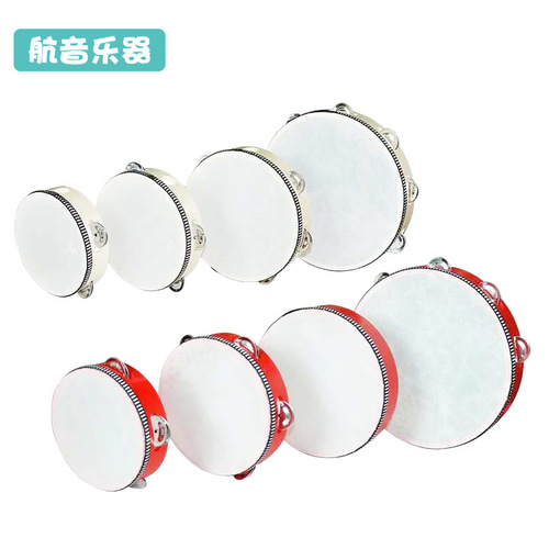 Children's dance tambourine Orff percussion instrument hand clap drummer tambourine wholesale kindergarten teacher tambourine