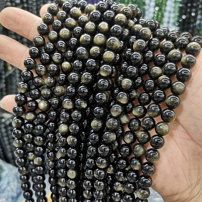 晶徳ジュエリー金曜石散珠diyアクセサリー星月菩提アクセサリー両眼金曜石半製品バッチ髪飾り|undefined