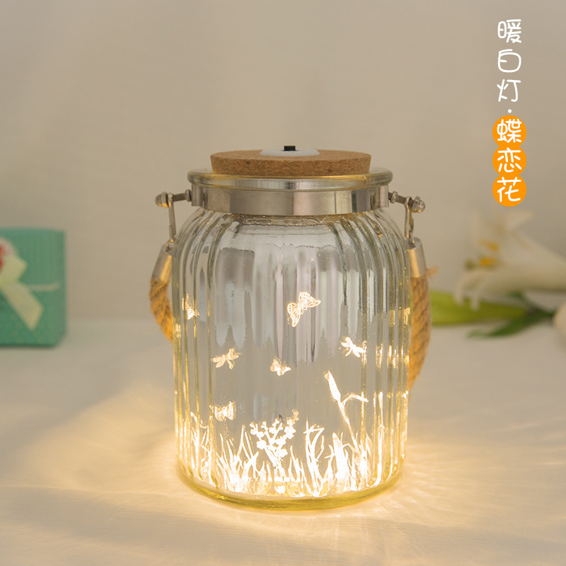 Botella deseando luminoso DIY estrella botella origami grúa de papel botella de vidrio suerte luminoso cielo estrellado botella regalo de graduación