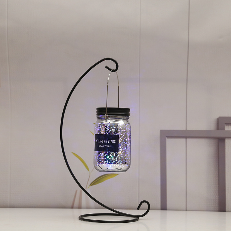 Botella deseando luminoso DIY estrella botella origami grúa de papel botella de vidrio suerte luminoso cielo estrellado botella regalo de graduación