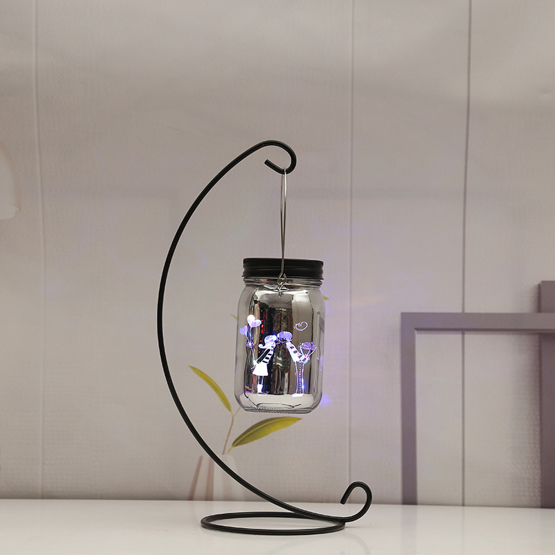 Botella deseando luminoso DIY estrella botella origami grúa de papel botella de vidrio suerte luminoso cielo estrellado botella regalo de graduación