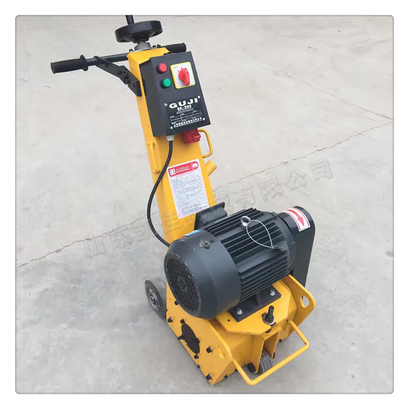 250型手推电动铣刨机 混凝土地面手推刨地机 地面防滑拉毛设备