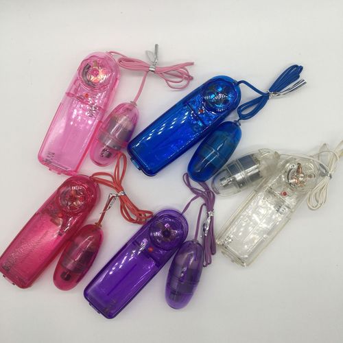Erotic transparent single jump egg female self-pleasure device quiet G point vibration massage rod adult erotic sex products wholesale