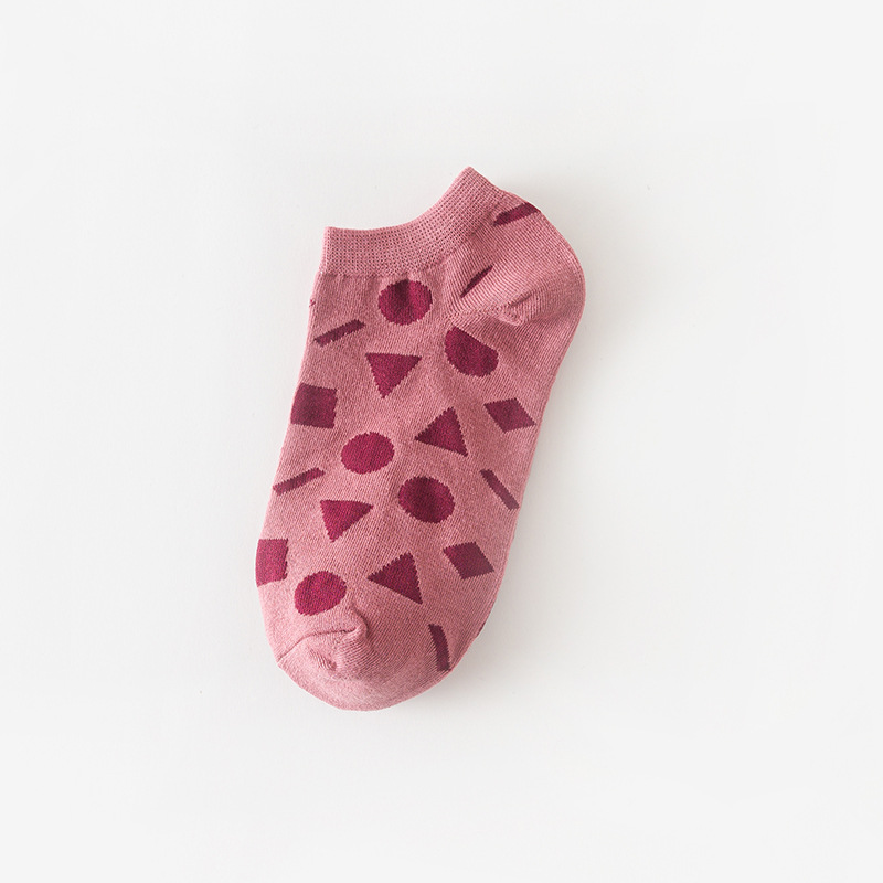 Calcetines japoneses calcetines de mujer calcetines de hombre de corte bajo de primavera y otoño de algodón delgado de dibujos animados ins calcetines de mujer de moda lindo Barco de la calle Calcetines