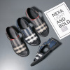 Summer breathable sandals, fashionable casual footwear for leather shoes, genuine leather, Korean style