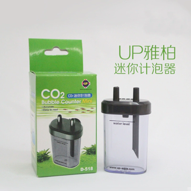 Оптовый аквариум поставляет углекислый газ CO2 пеномер мини-рекордер пены CO2 с присоской для резервуара с соломинкой Для Воды