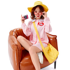 Halloween cosplay clothes for adults pink daily Japanese nursery clothes kindergarten parent-child stage performance clothes