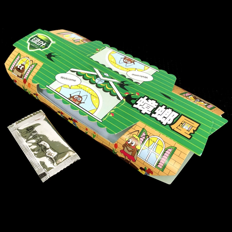 Домик для тараканов с зелеными листьями, липкая доска для тараканов, ловушка для тараканов, бытовая липкая ловушка, цена за единицу, произведено 25 марта