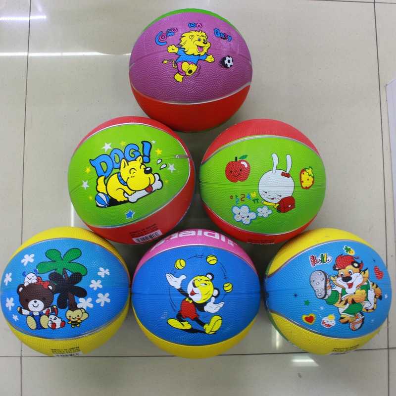No.3 Basketball Children's Basketball/Rubber Ball/No.3 Rubber Basketball Elastic Foot/Kick and Shoot for Kindergarten No.3 Basketball Children's Basketball/Rubber Ball/No.3 Rubber Basketball Elastic Foot/Kick and Shoot for Kindergarten