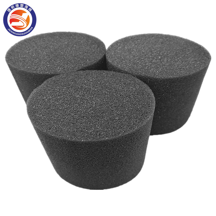 厂家生产过滤棉圆柱 管道清洗异形过滤海绵加工 防尘过滤棉