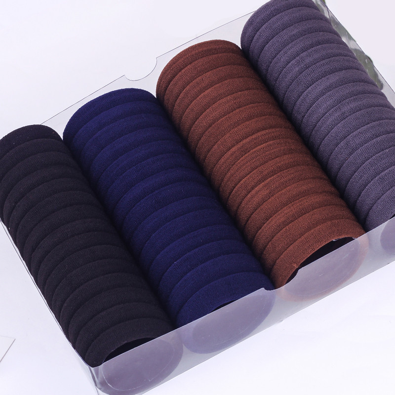 Estilo coreano accesorios para el cabello gran tamaño mediano Pequeño anillo de toalla alta elástica grande grueso anillo de pelo sin costura