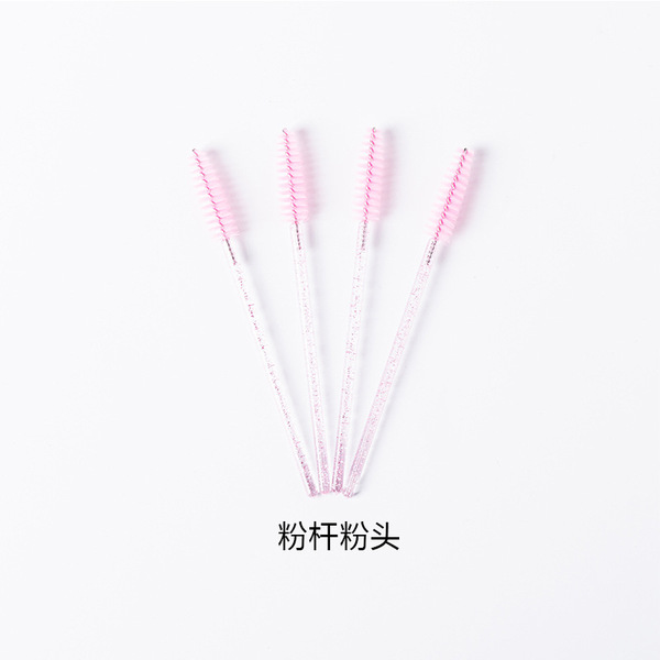 disposable nylon handheld curly brush for eyelashes