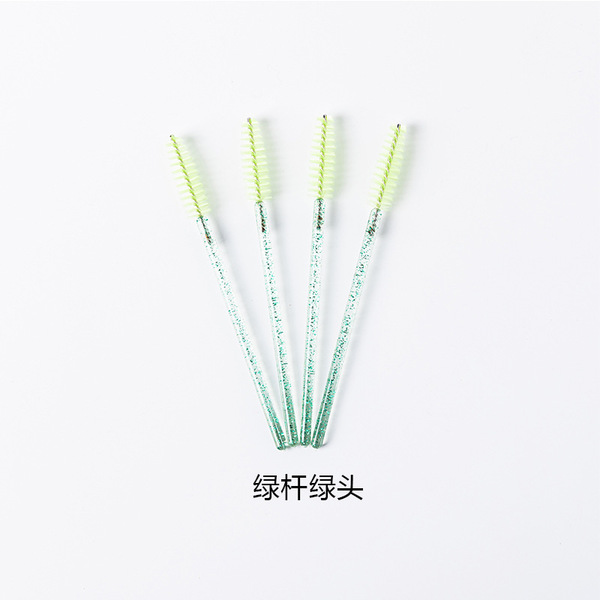 disposable nylon handheld curly brush for eyelashes
